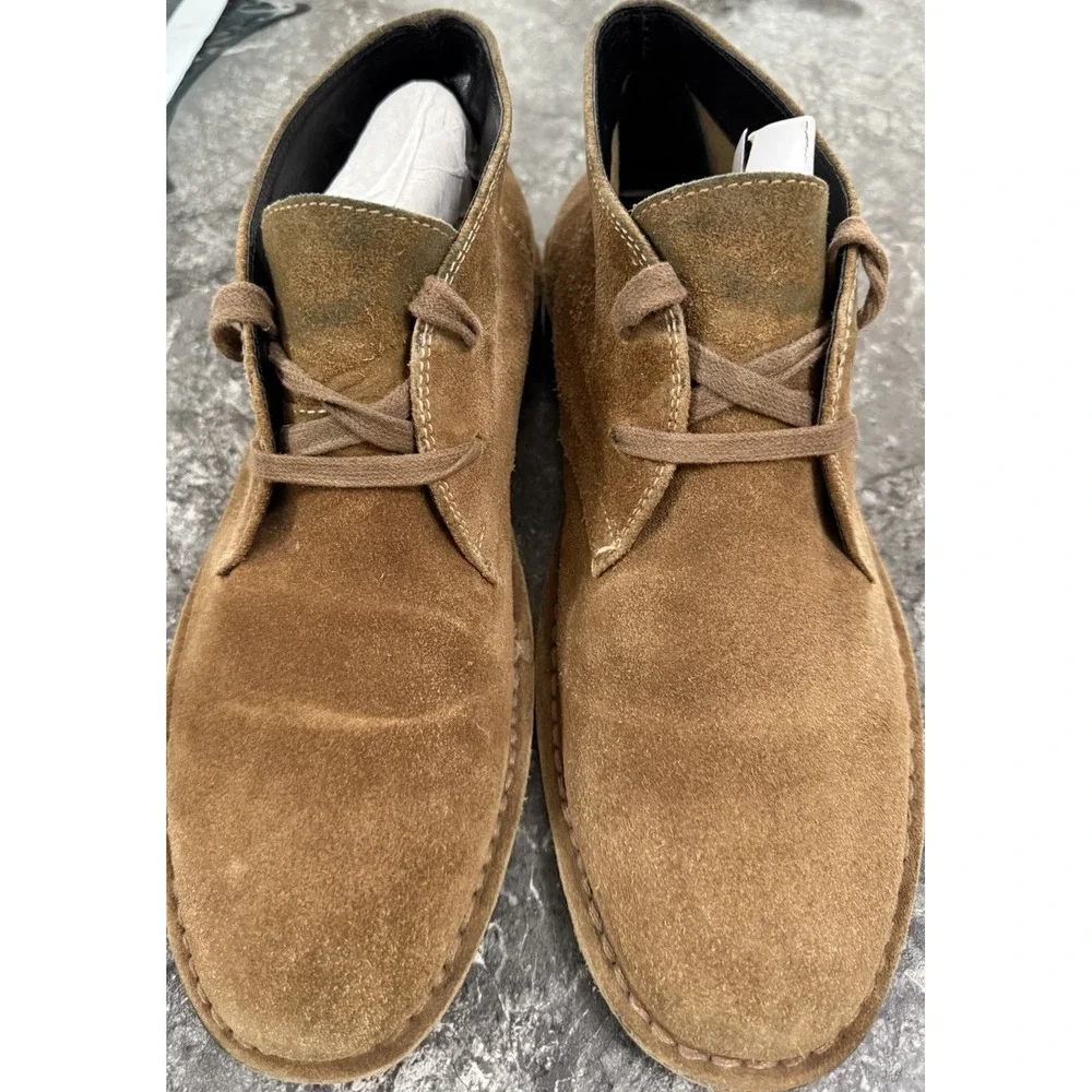Aston Grey Boots Men Sahara Suede‎ Chukka Casual Ankle Boots Tan Sz 10.5